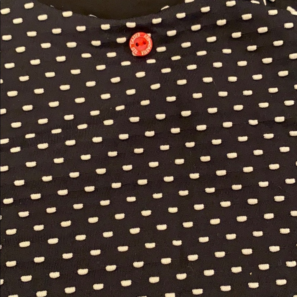 Red Carter Polka Dot Ruffle One-Piece - Picture 6 of 8